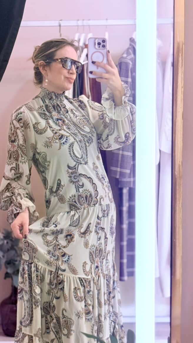 VESTIDO LARGO PAISLEY