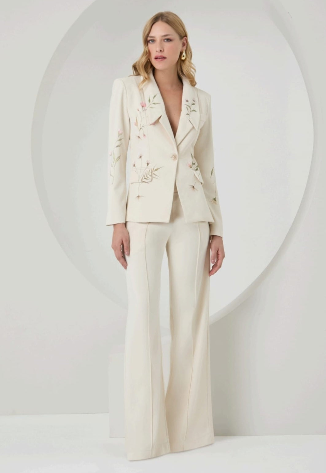 BLAZER FLORES PINTADAS