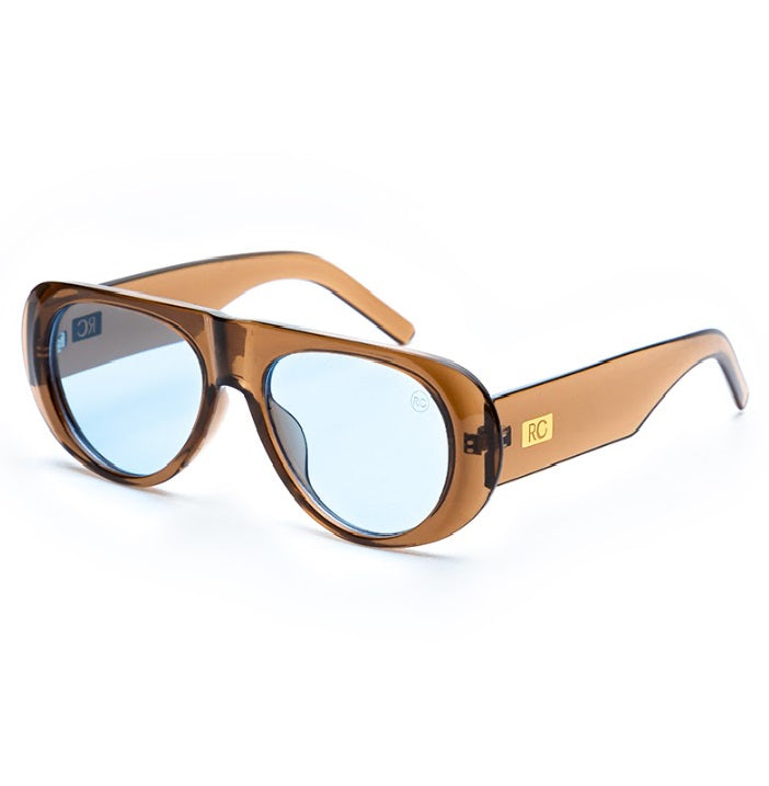 LENTES MANTOVA MARRON Y AZUL