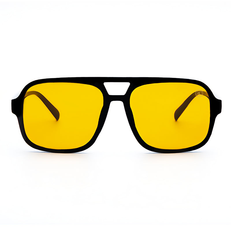 LENTES MARINO NEGRO Y NARANJA